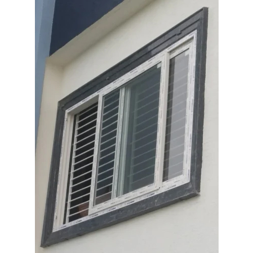 Two Track Upvc Sliding Window - Glass Thickness: 8 Millimeter (Mm)