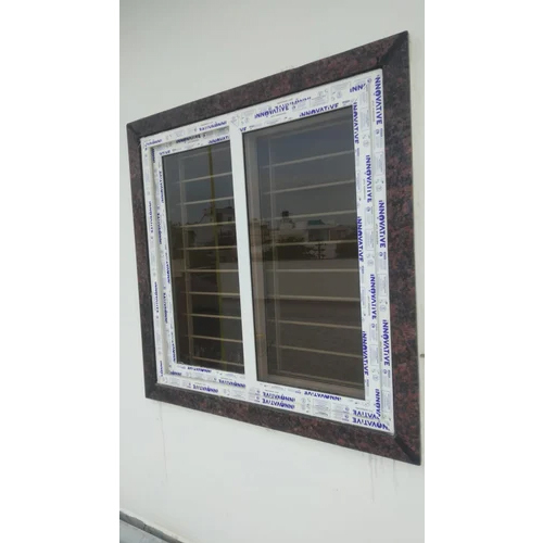 UPVC Sliding Window - UPVC Material, Various Sizes, Classic White Color | Smooth Polished Finish for Home and Villa Applications