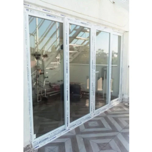 Two Track Four Panel Upvc Door - Glass Thickness: 10 Millimeter (Mm)