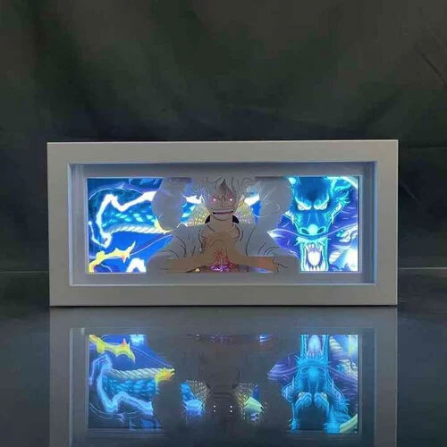Attack On Titan Box Lamp With Remote - Color: White