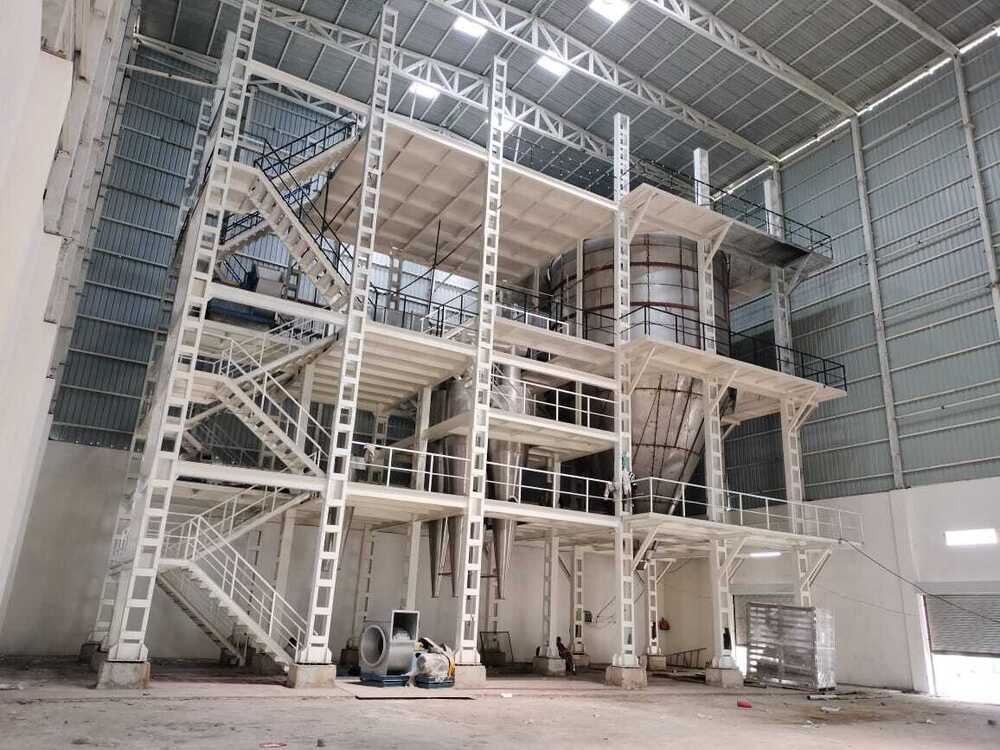 Spray Drying Plant - Stainless Steel, Standard Size | Silver Color, 180â°c Inlet Temperature, Ac Power Mode, 415v Voltage