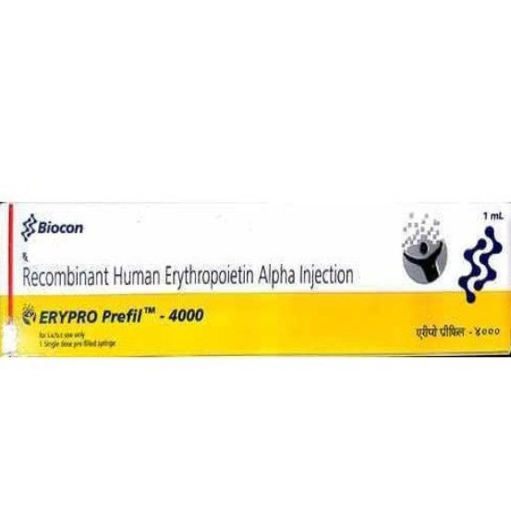 Erypro Recombinant Human Erythropoietin Alfa Injection 4000