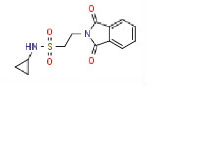 N-cyclopropyl-2-(1,3-dioxoisoindol-2-yl) ethanesulfonamide