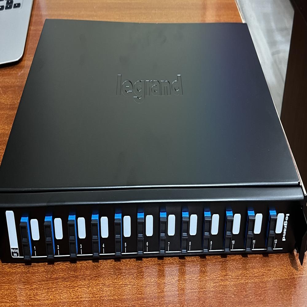 12 Ports Legrand Fibre Optic Patch Panel Single Mode