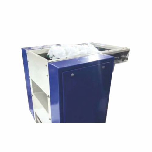 Compact Polyester Fiber Opener Machine - Color: White And Blue