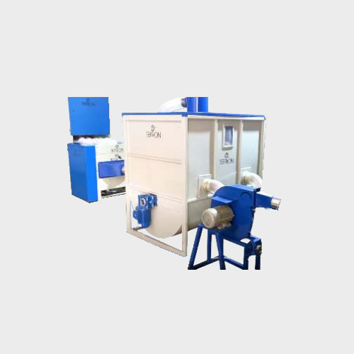 Polyester Fiber Opening Machine With Fiber Feeder Foam Shredder And Pillow Filling - Grade: A