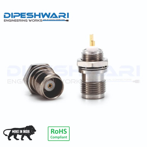 Tnc Female Bulkhead Mount Connector Solder Type Solder Cup Terminal - Application: Industrial