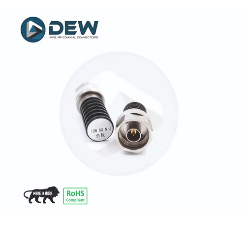 N Male 10W 6 Ghz Rf Termination Attenuator - Application: Industrial