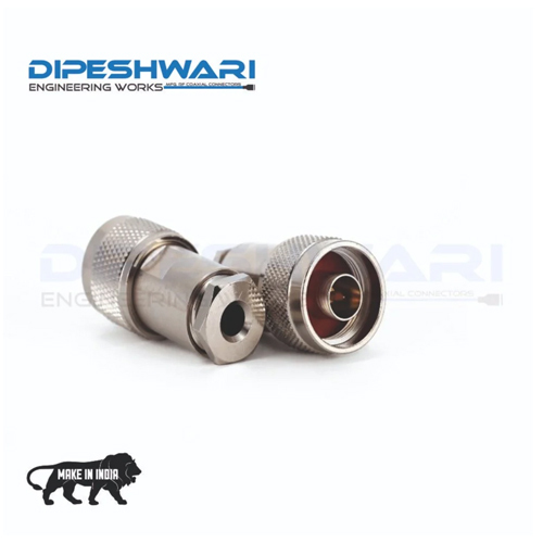 N Male Crimp Connector For RG59 Cable