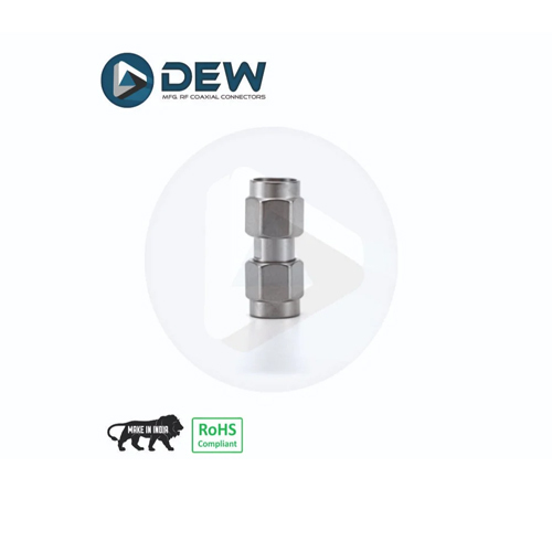 SMA Male To SMA Male SS Adaptor Connector
