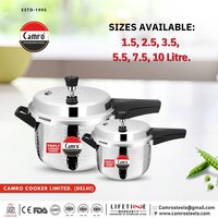 Triply outer lid Pressure Cooker 1.5 ltr