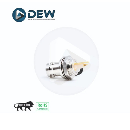 Bnc Female Triaxial Panel Mount Rf Connector - Application: Industrial