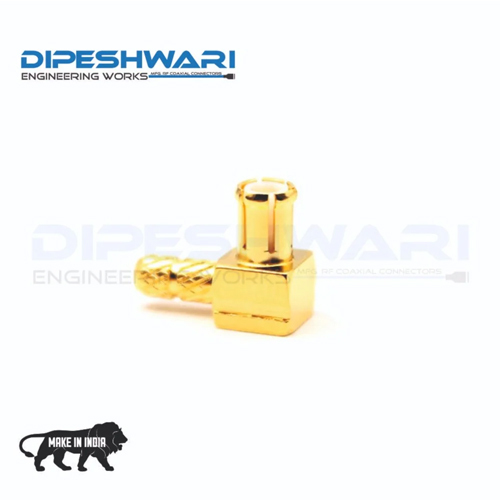MCX RA Male Crimp Connectors For RG316 Cable