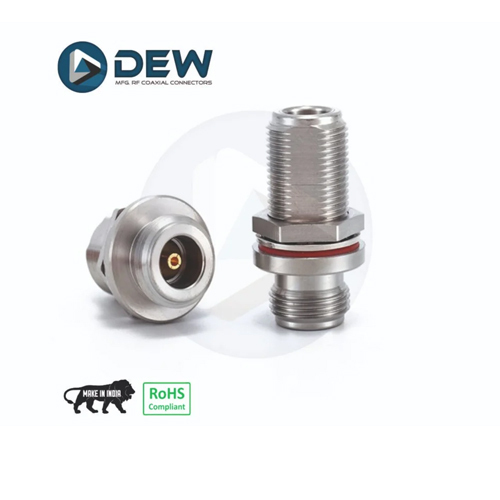 N Female To N Female Bulkhead Adapter