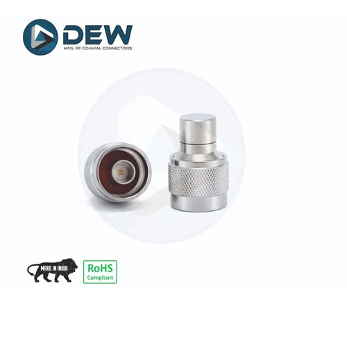 2 Watts N Male Connector Termination - Color: Silver