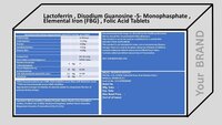 Disodium guanosine,5-Monophosphate,Ferrous Bisglycinate, Folic acid, Lactoferrin