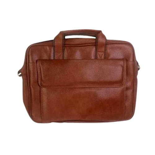 PU Leather Brown Laptop Bag