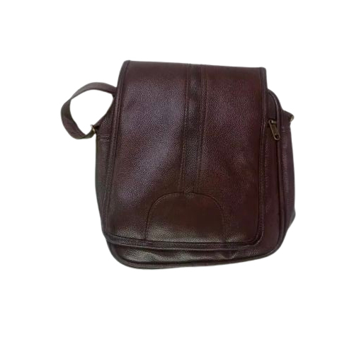 Brown PU Leather Sling Bag