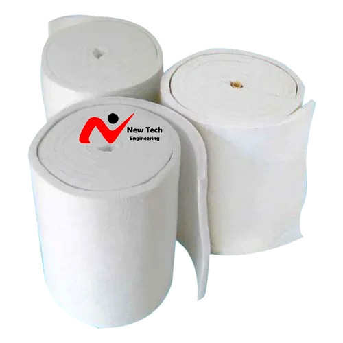 White Ceramic Fiber Blanket - Application: Temperature Control / Energy Saving