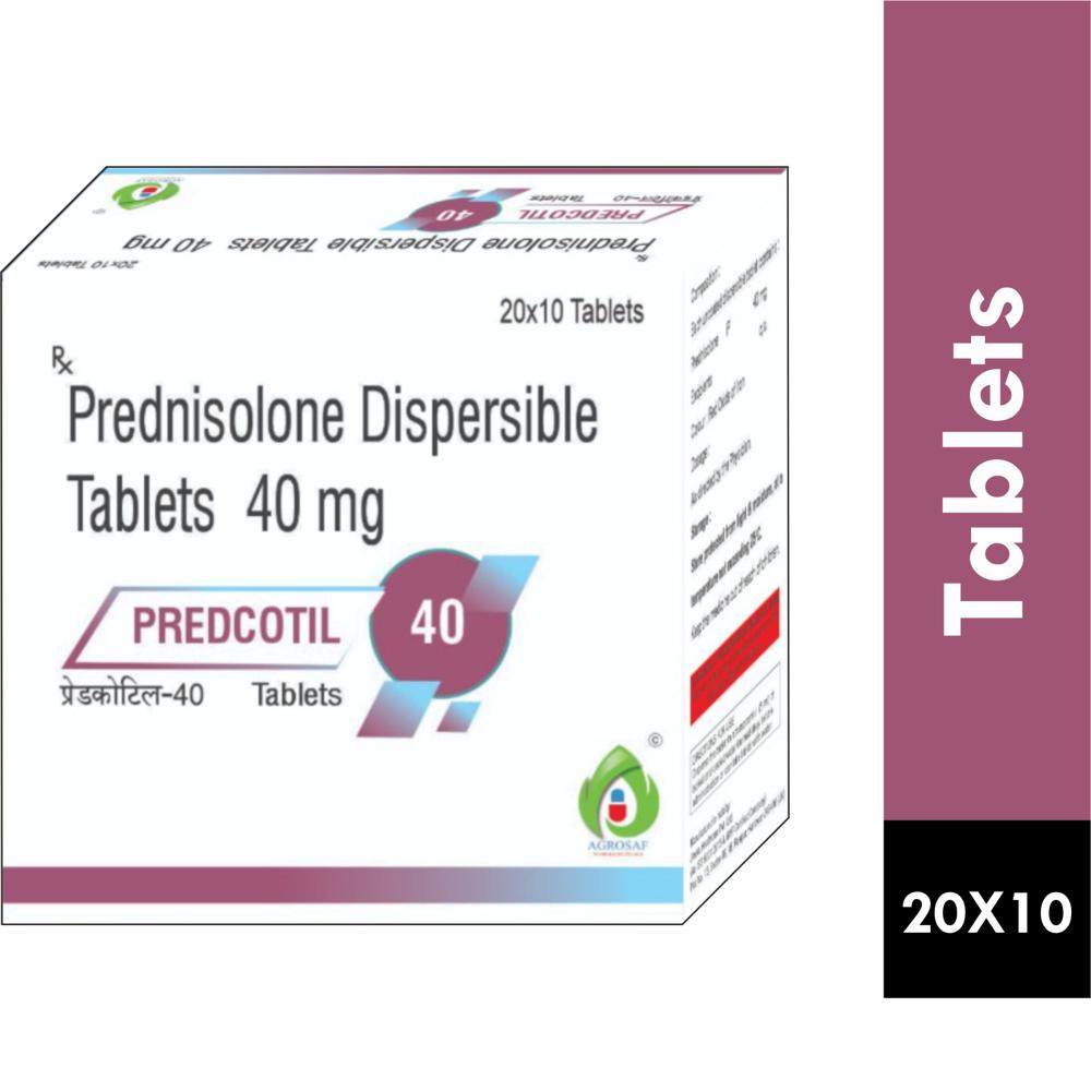 PREDCOTIL-40 TABLET  - PREDNISOLONE DISPERSIBLE 40 MG TABLET