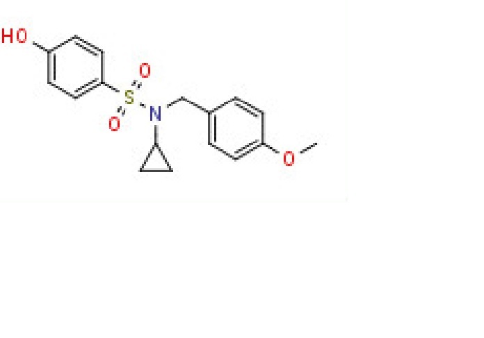 N-cyclopropyl-4-hydroxy-N-[(4-methoxyphenyl)methyl]benzene-1 -sulfonamide