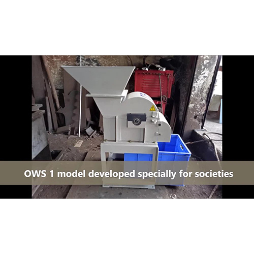 Ows-3 Organic Waste Shredder Machine - Application: Industrial