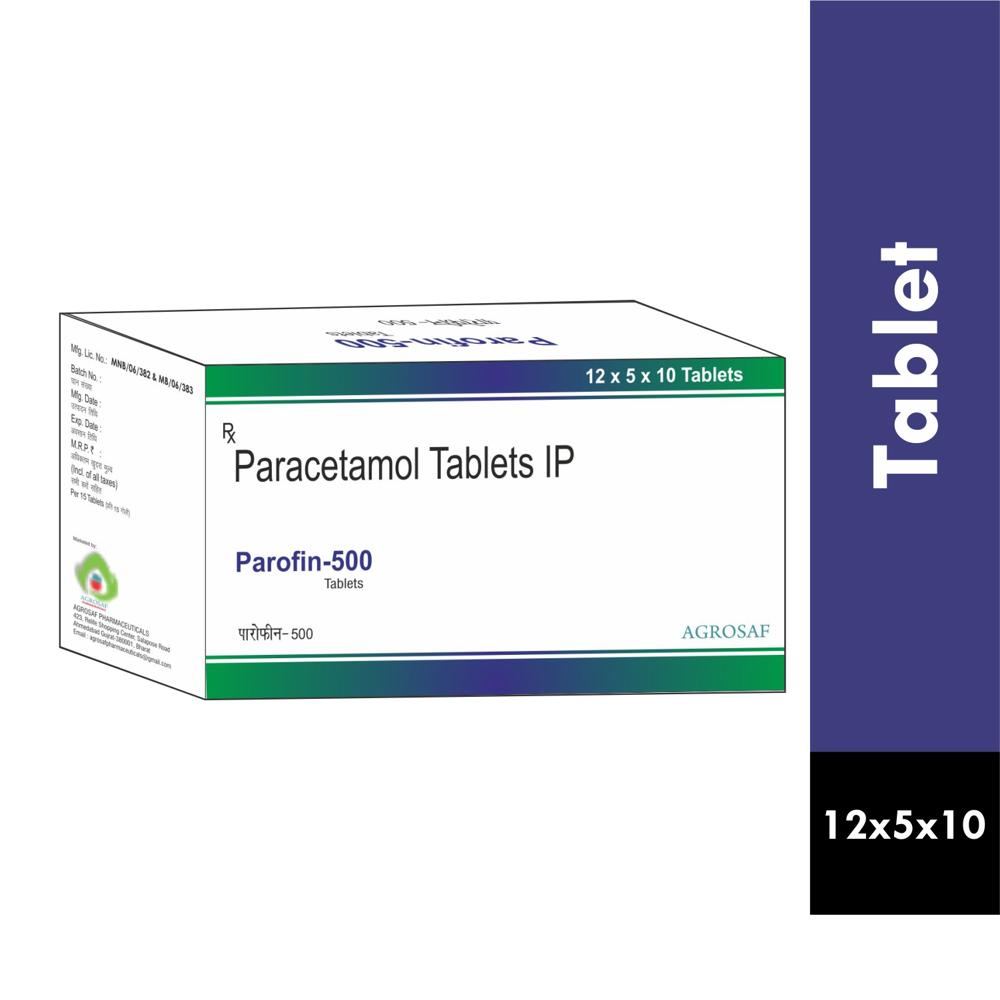 PAROFIN 500 TABLET - Paracetamol (500mg)