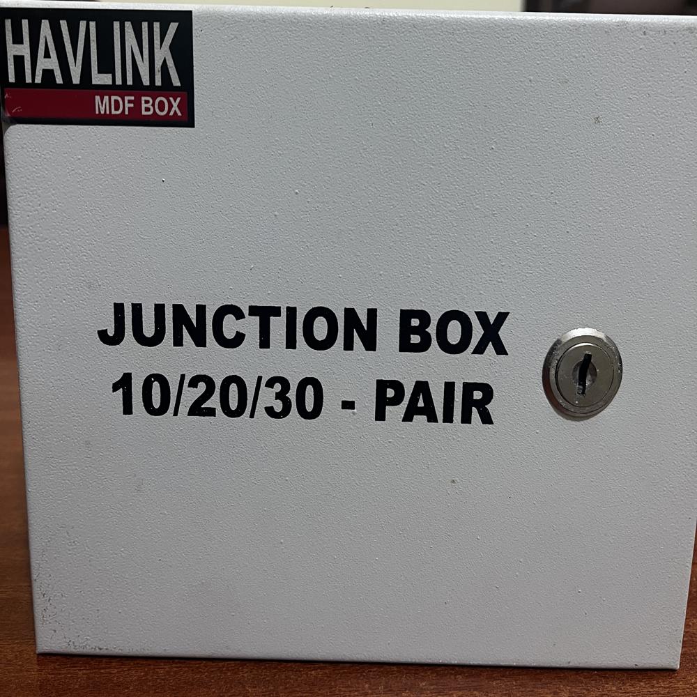 MDF Krone Junction Box 10/20 Pair