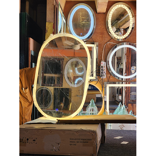 Oval Shape Led Mirror - Size: Customized