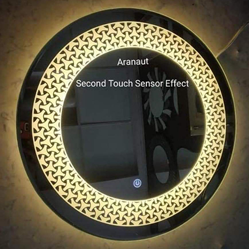 Round Designer Led Mirrors - Size: Customized
