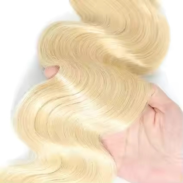 Blonde Color Straight Hair Front Lace Wig for Women