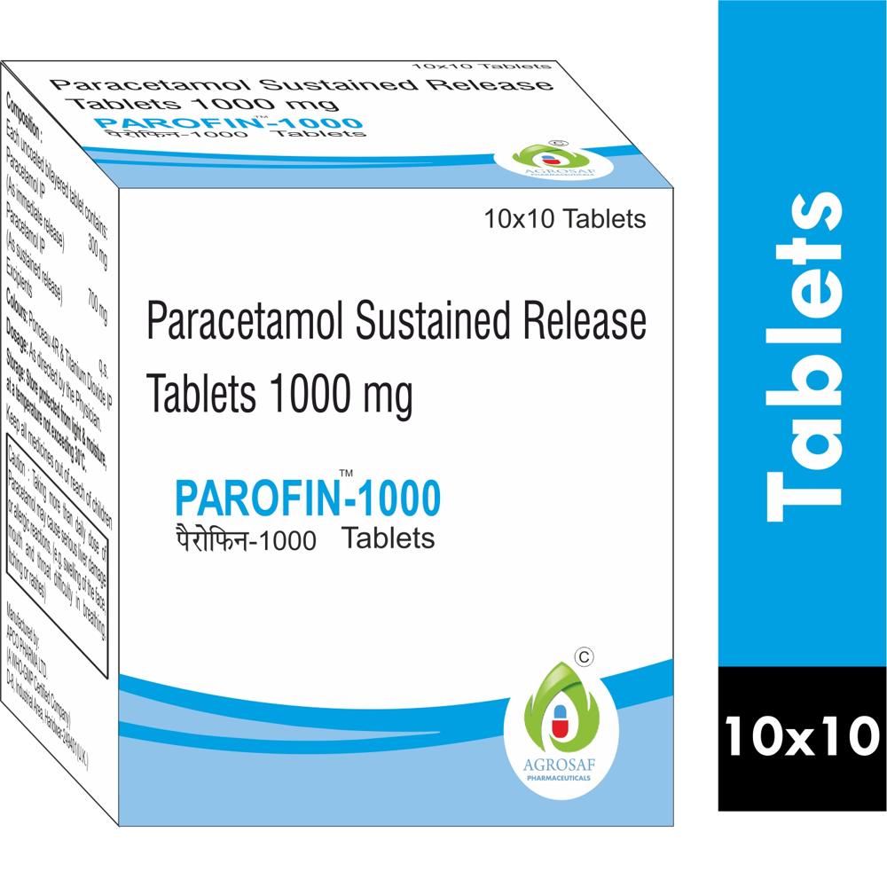 PAROFIN-1000 TABLETS - 