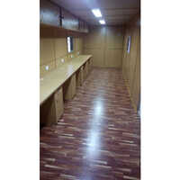 Furnished Office Container - Color: Brown