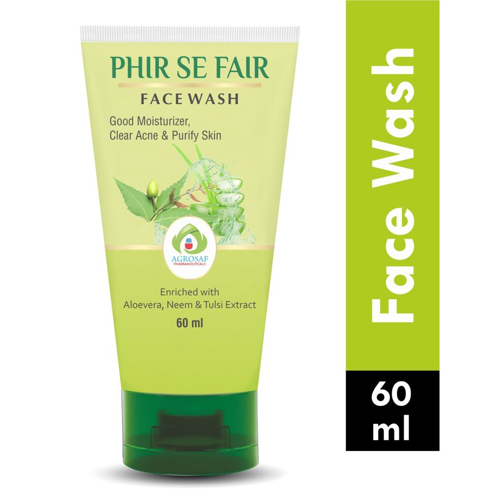 PHIR SE FAIR FACE WASH - enriched with Aloevera,neem & tulsi extract facewash