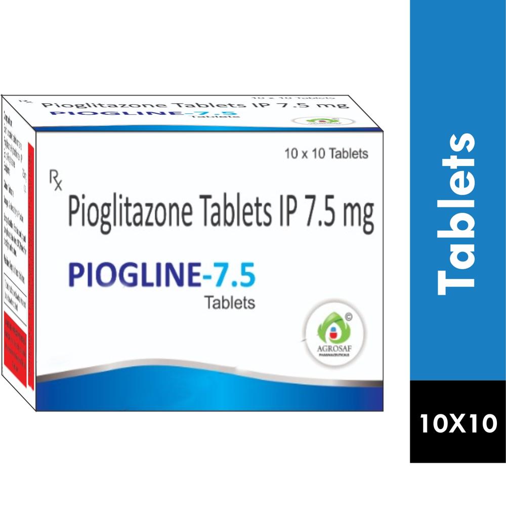 PIOGLINE 7.5 TABLET - Pioglitazone (7.5mg)