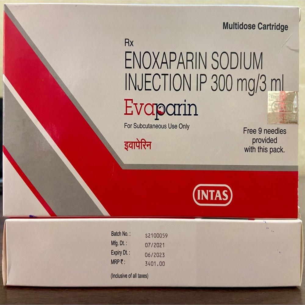 Evaparin Enoxaparin Injection 300mg