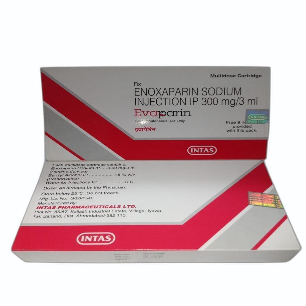 Evaparin Enoxaparin Injection 300mg - Shelf Life: 12 Months