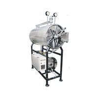 Om-644 Horizontal High Pressure Cylindrical Steam Sterilizer - Capacity: 75 Ltr