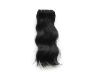 natural Remy Pure Natural Wavy Machine Weft - 12 Inch Hair Extension