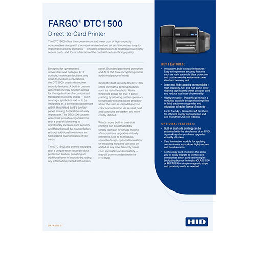 Hid Fargo Id Card Printer - Automatic Grade: Automatic
