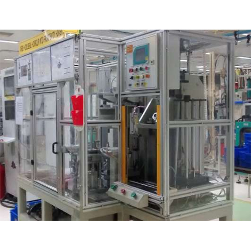 Oil Seal And Circlip Assembly Station - Color: Silver