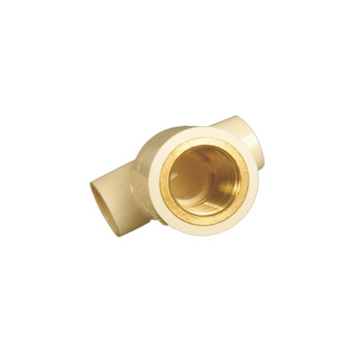 Cpvc Fitting Brass Tee - Color: White