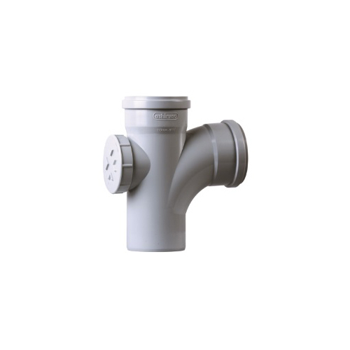 Swr Pushfit Fitting Long Swept Tee With Door - Application: Plumbing