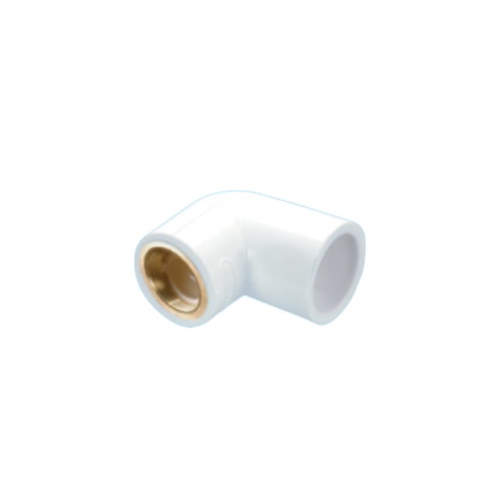 Upvc Aqualife Fitting Brass Elbow - Color: White
