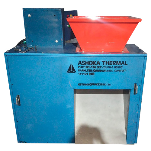 Municipal Solid Waste Twin Shaft Shredder Machine - Color: Blue
