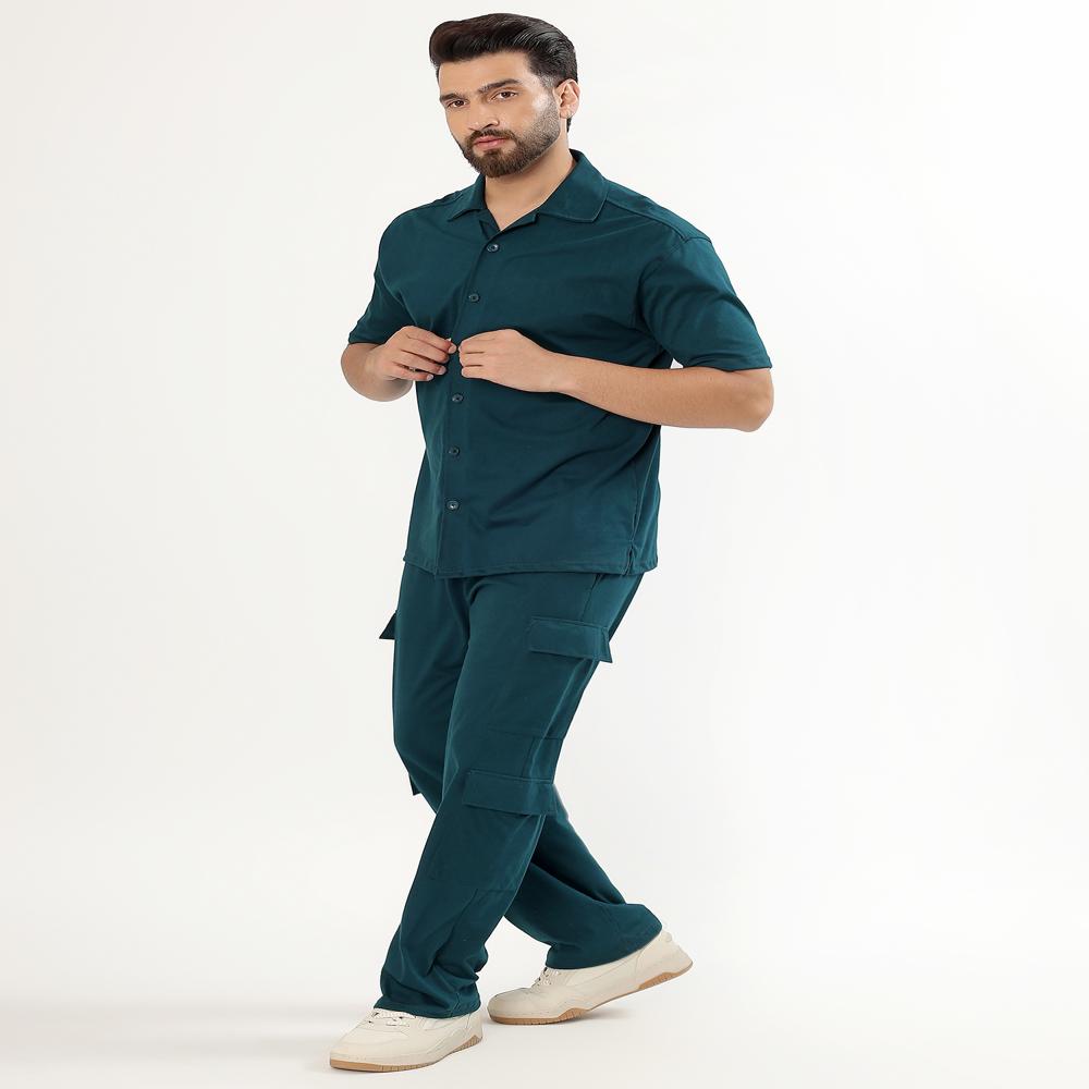 Men Code Set shirt with Cargo pajyama