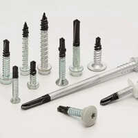 Bi-metal Self Drilling Screw For Industrial Lightweight Construction - Color: Silver