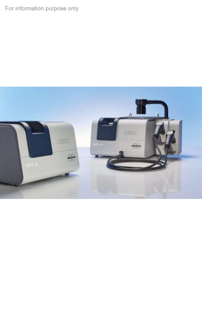 Bruker FT-NIR Spectrometer MPA III