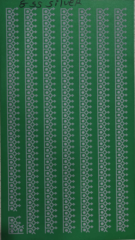 Stone work Board saree border