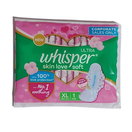 Whisper XL+ Ultra Soft Sanitary Napkins
